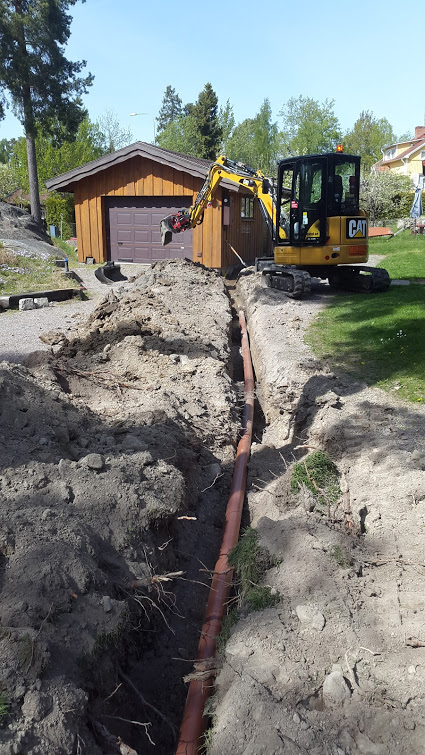 Dränering av garage – bild 1 av 3
